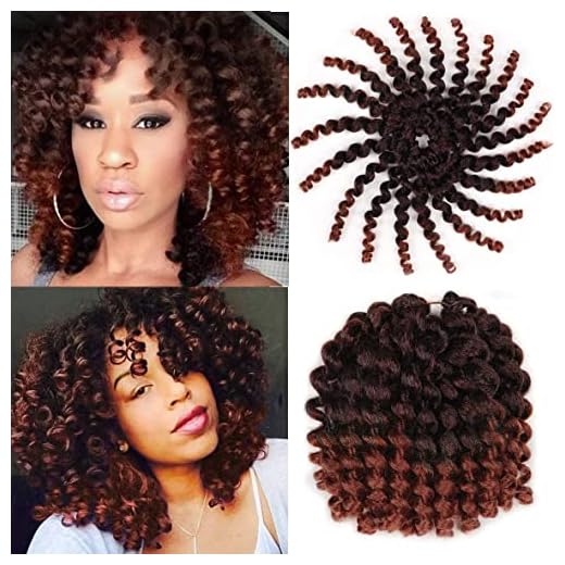 5 Packs Wand Curl Hair 8inch Jamaican Bounce Synthetic Crochet Twist Braids Hair Extension 20strands/pack Xtrend Hair (1B/350#, 5packs/Lot)
