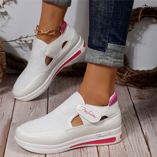 Ladmiple Sneakers For Women Slip On Wide Width Loafers Canvas Shoes Fashion Dressy Casual Summer Flats Walking Sneakers4