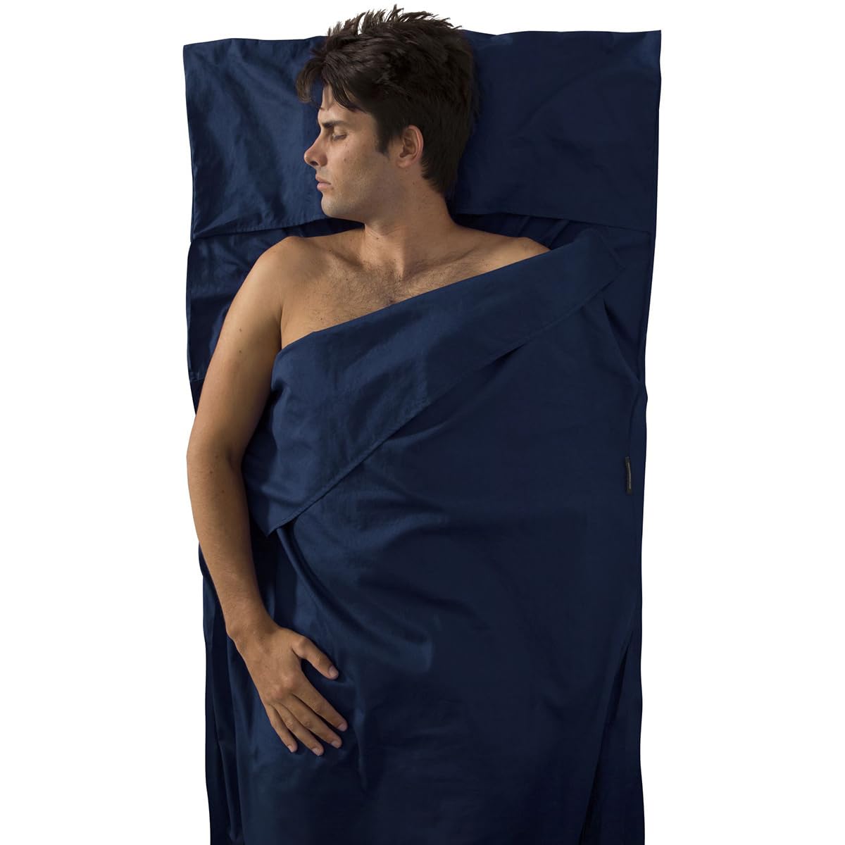 Sea to Summit Premium Cotton Travel Liner - Traveller Länge 225 cm Navy Blue