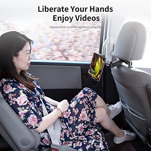 Suporte Veicular Encosto de Cabeça Extensível ROCK - iPad/Celulares/Tablets até 11 Polegadas