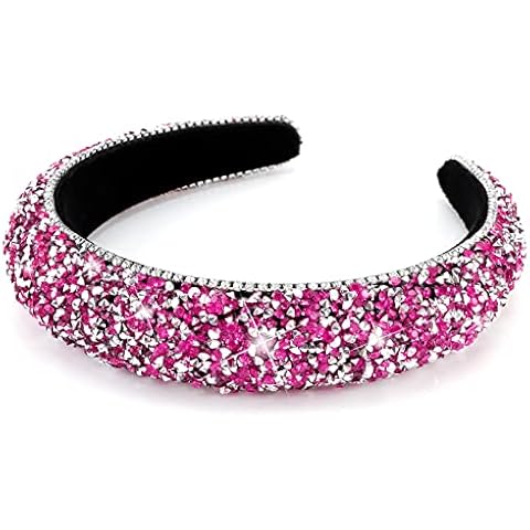Wecoe Rhinestone Headband for Women and Girls Cover