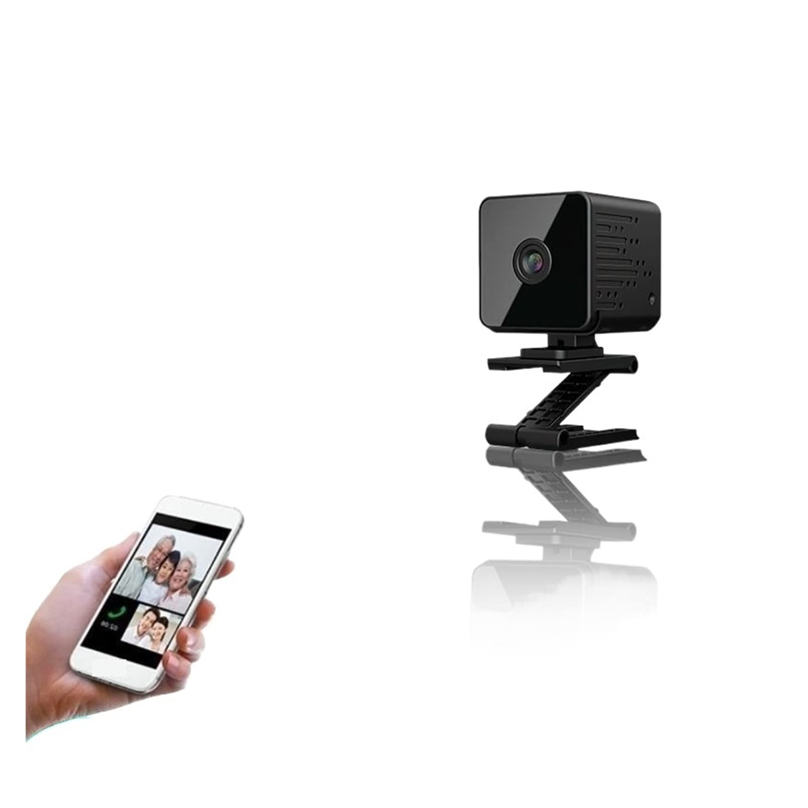 Caméra WiFi sans fil dôme AMAZWI d'intérieur avec vision nocturne couleur
