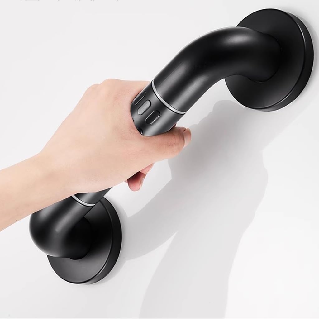Maniglia antiscivolo resistente per doccia, in acciaio inox 304, maniglia di sicurezza per anziani e anziani, supporto per il bagno per assistenza agli infortuni (38,1 cm)