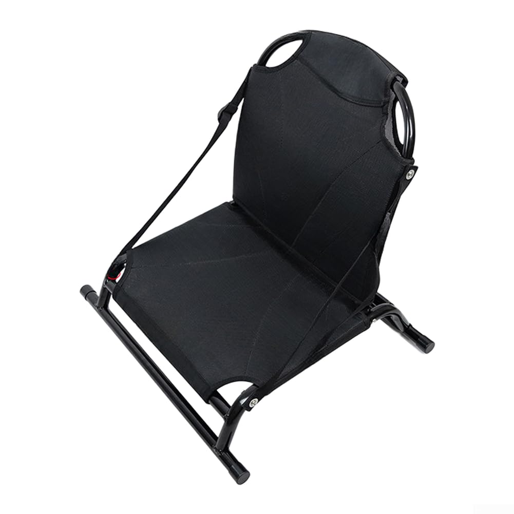 Silla de kayak de nailon resistente de 48 x 58 cm, soporte ergonómico