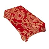 TKS MITLAN Tablecloth Dragon Table Cloth Rectangle Table 60 x 84 Inch Traditional Flying Mascot Animal Chinese Dragons Kitchen Decorations for Home Dinner Party