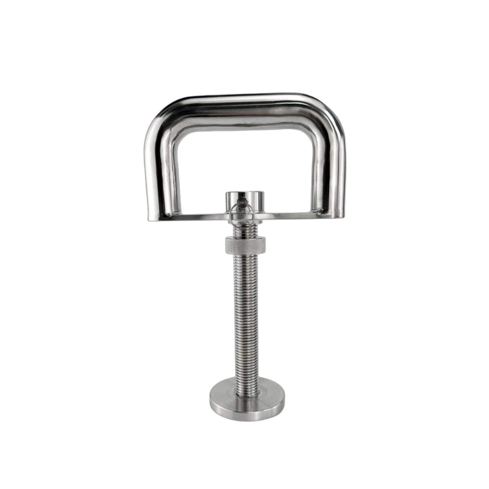 Baoblaze Kettlebell Regolabile Manubrio Ghisa Maniglia Pesistica Attrezzo Allenamento Base Rotonda con Gomma Protettiva E Sicuro, Maniglia per Kettlebell Regolabile, Versione A Una Mano Senza Piastre