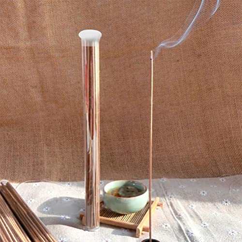 Veemoon Clear Incense Tube 10Pcs Acrylic Incense Storage Tube Transparent Incense Canister With Caps Incense Tube Holder Food Storage Container For Tea Candy Sugar- S Incense Tube Container #TOP2