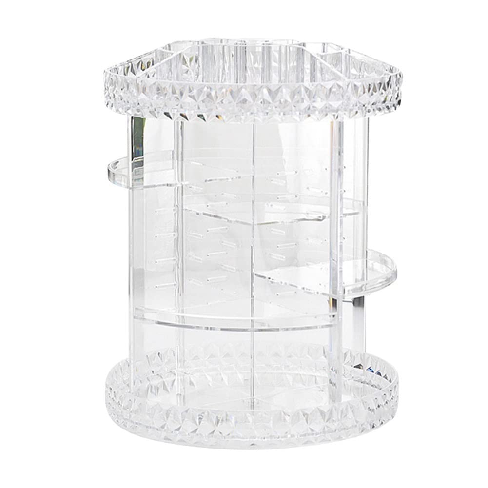 Boîte de rangement cosmétique transparente pour une commode épurée