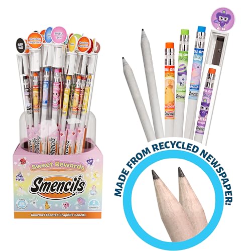 Lápices aromáticos HB #2 Smencils 50 unidades miniatura 4