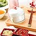 VEEMOS Manual Food Chopper - Mini Hand Pull Food Processor Garlic Press Mincer Vegetable Grinder for Meat Nuts Pepper, BPA Free/Durable