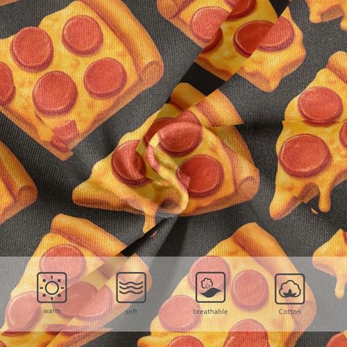 Joisal Cartoon Slices Pizza Black Cute Panties Girl Toddlers Underwear Floral Cotton Designer Undies Kids Briefs 2t3