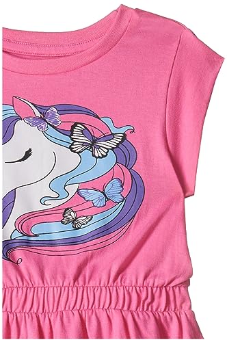 Image of T2F Girl's Cotton A-Line Knee-Length Casual Dress