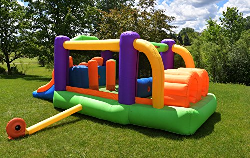 Bounceland 9063 Bounce House Inflatable Bouncer Obstacle Pro-Racer Combo Slides thumb #2