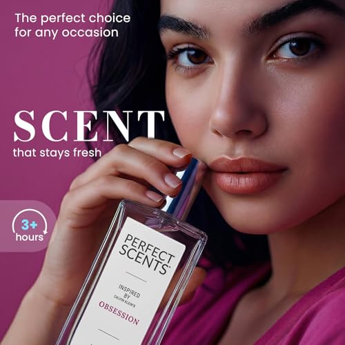 Image of Perfect Scents Fragrances, Inspired by Calvin Klein's Obsession, Women's Eau de Toilette, CLEAN, Vegan, Paraben-Free, Phthalate-Free, Never Tested on Animals, 3.4 Fluid Ounces