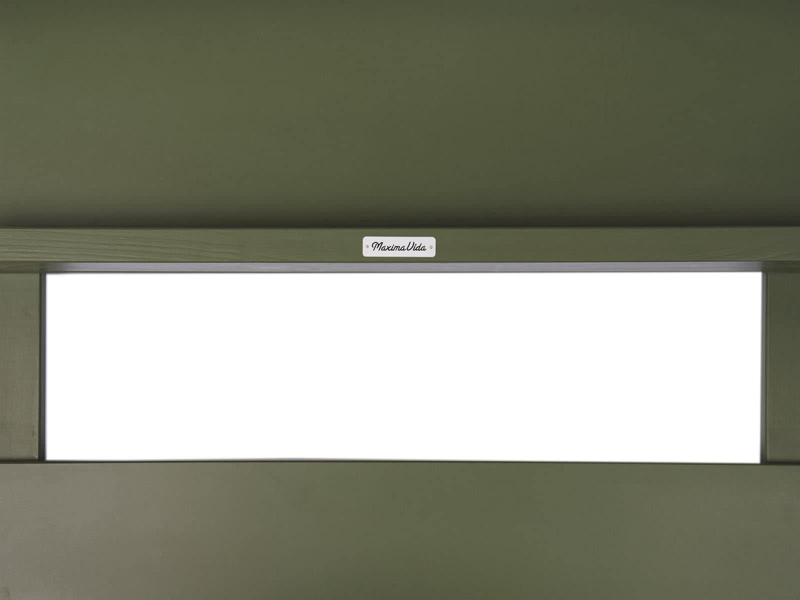 MaximaVida Wandregal Jamie schwarz - Bücherregal - Zeitschriftenregal - 180 cm x 80 cm (Green)