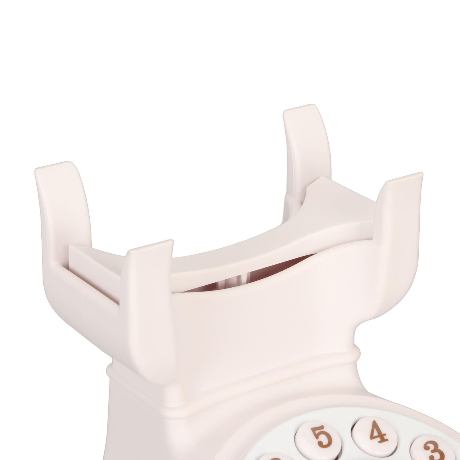 Keenso Retro Vintage Dekoracyjny Telefon Stacjonarny Ogromny Duży Guziki Telefon dla Osób Starszych w Hotelowym Biurze Gospodarstwa Domowego, materiał ABS