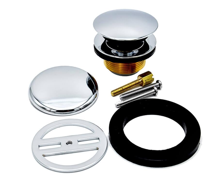 Kit de acabado para desagüe UNVTRIM/LCHBRZ de Mountain Plumbing con mecanismo Deluxe EZ-Click