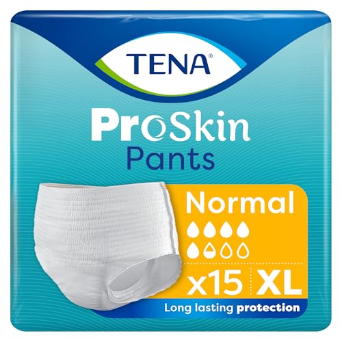 Image of TENA Unisex Adult Normal Incontinence Adult Pants, Extra Large, Pack of 15