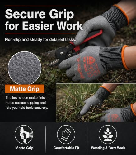 Lipropp Cut-Resistant Gloves ASNI A5 Safety Work Glove - image 5