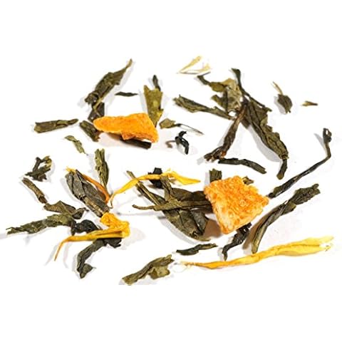 Beantown Tea & Spices - Citrus Green Tea. Gourmet Loose Leaf Green Tea. All Natural. (8 oz.) Cover
