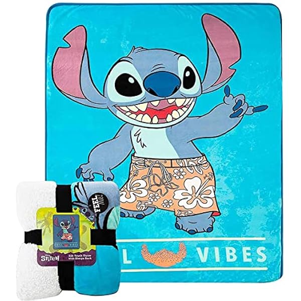 Northwest Coperta in poliestere, Lilo & Stitch Chill Out, 152,4 x 203,2 cm