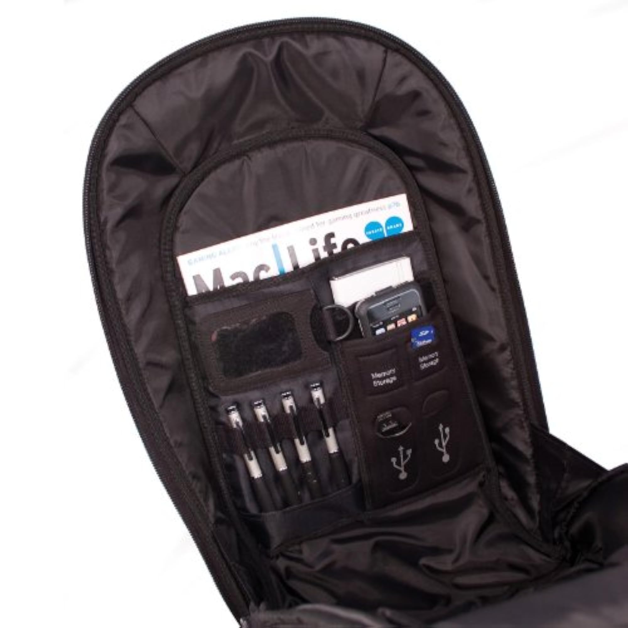 Black 17.3 Inch Eco-Friendly Laptop Backpack