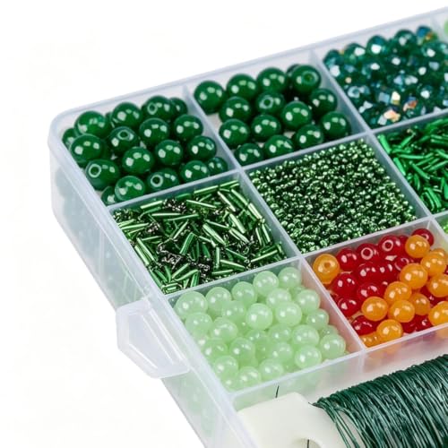 Perlas verdes para plantas y pendientes: set de desarrollo de habilidades y manualidades 7