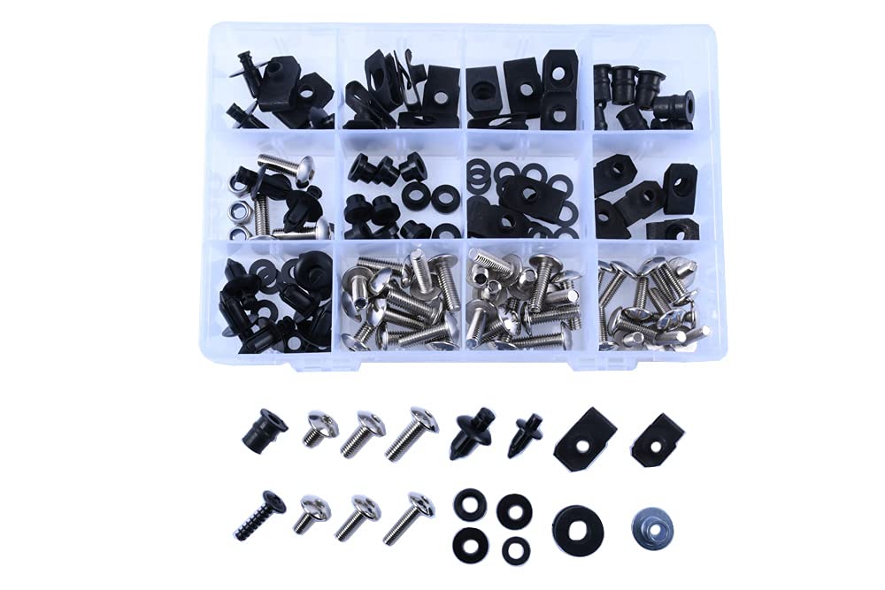 avdb-moto Kit visserie carénages M5, M6 compatible avec HONDA VFR800 VFR-800 VTEC 2002-2013 (Aluminium)