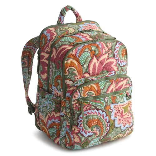 Vera Bradley Featherweight XL Bancroft Backpack, Leaf Me Not Paisley
