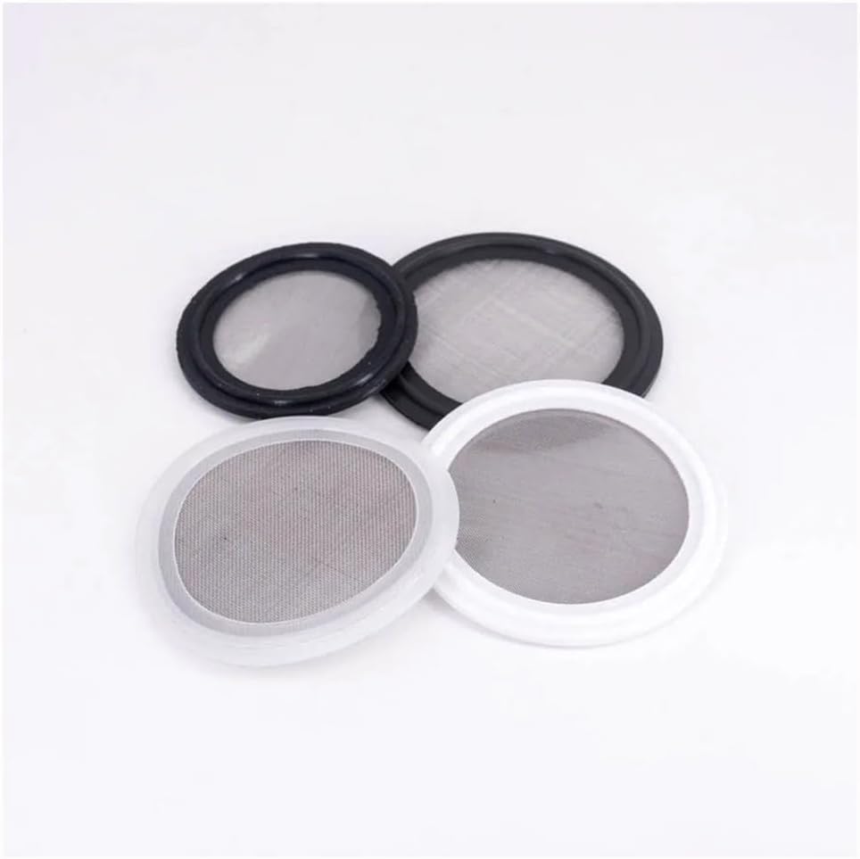 PTFE Gasket Seal Strip with Stainless Steel Screen for Tri-Clamp Fittings - 1.5"- 4" - 10-300 Mesh Filter - Perfect(10Mesh 119mm)