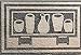 Kit de mosaico arcón con vasijas de cocina romana. 2400 teselas de...
