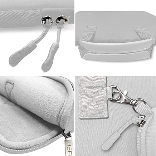Image of Hseok Laptop Sleeve 13.3-14 inch Case with Small Pouch, Neoprene Computer Bag Compatible with MacBook Neo /Pro 14 M5 /M4 /M3 /M2 /M1, Mac Air /Pro 13.3, XPS 14 and Most 13-14 inch Notebooks,L02G03