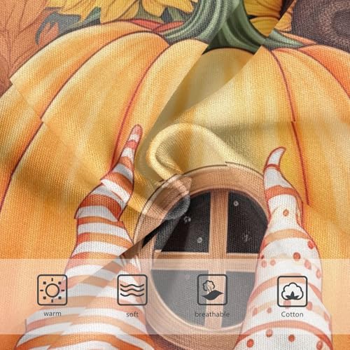 Toddler Underwear Custom 2t Cotton Panties Little Girl Flower Kids Undies Briefs Cute Autumn Gnomes Pumpkin3