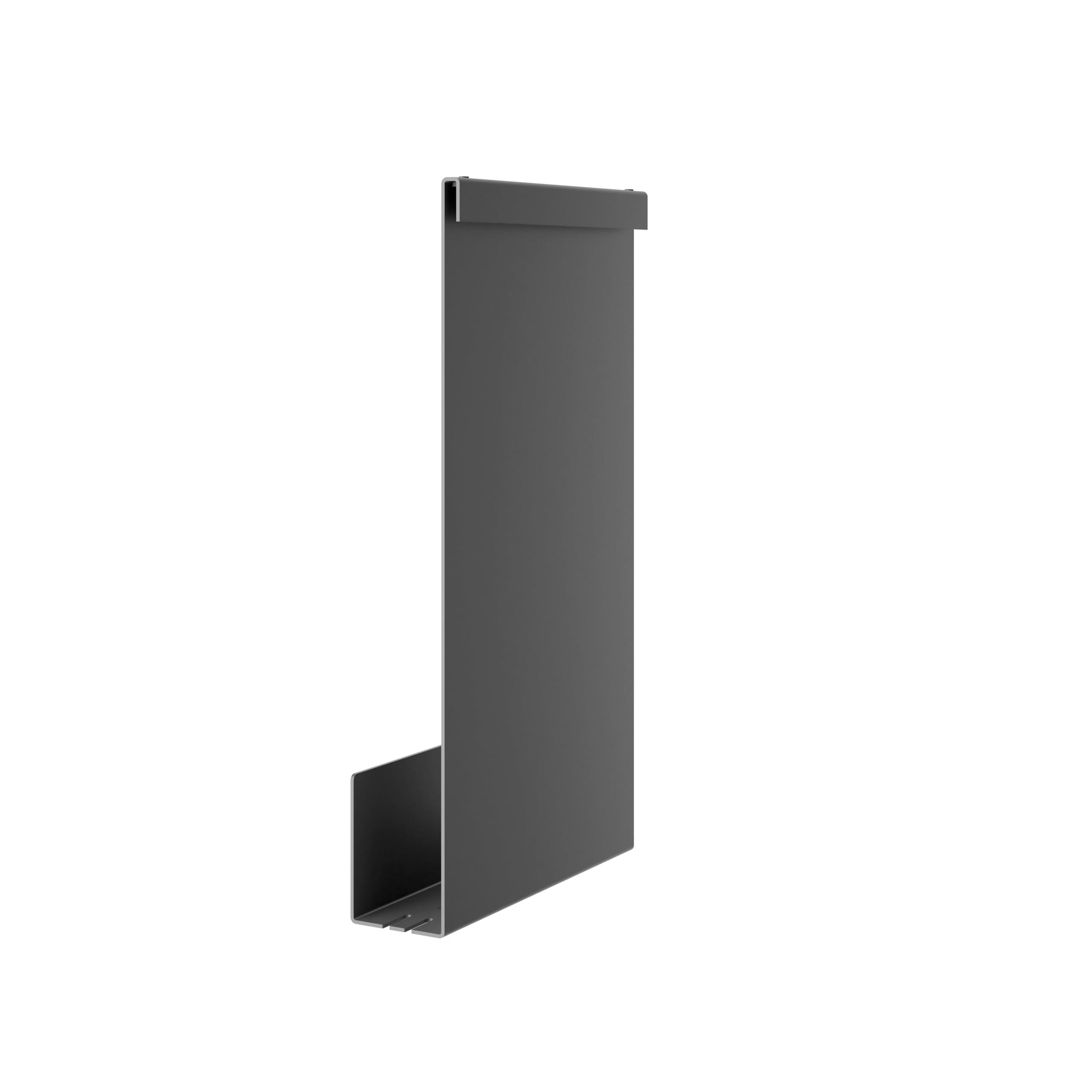 Keuco Duschablage aus Aluminium, schwarz, 32x60x12cm, zum Einhängen, Made in Germany, mit Haken und Ablaufschlitzen