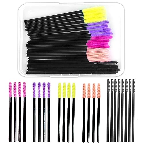 16pcs Brosse à Cils, 5 Styles Applicateur De Peigne à Cils, Brosses à Mascara En Silicone, Outil De Maquillage Beauté, Brosses à Mascara à Cils, Brosse Applicatrice à Cils,RéUtilisables, Lavables