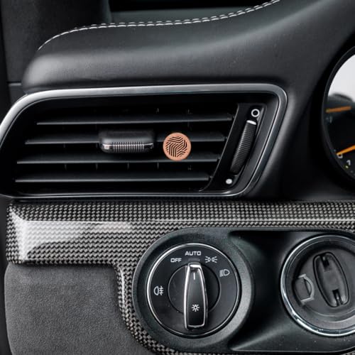 Image of PartyKindom Car Aroma Diffuser Clip for Essential Oils Compact Wooden Car Perfume Vent Clip Air Freshener Portable Aromatherapy Device for Interior
