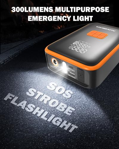 Auxbeam-Jump-Starter-with-Air-Compressor-3500A-Jumper-Box-for-Car-Battery-Portable-8-Gas40L-Diesel-with-150PSI-Cordless-Auto-Shutoff-Tire-Inflator-12V-Battery-Jump-Pack-for-Compact-Vehicle