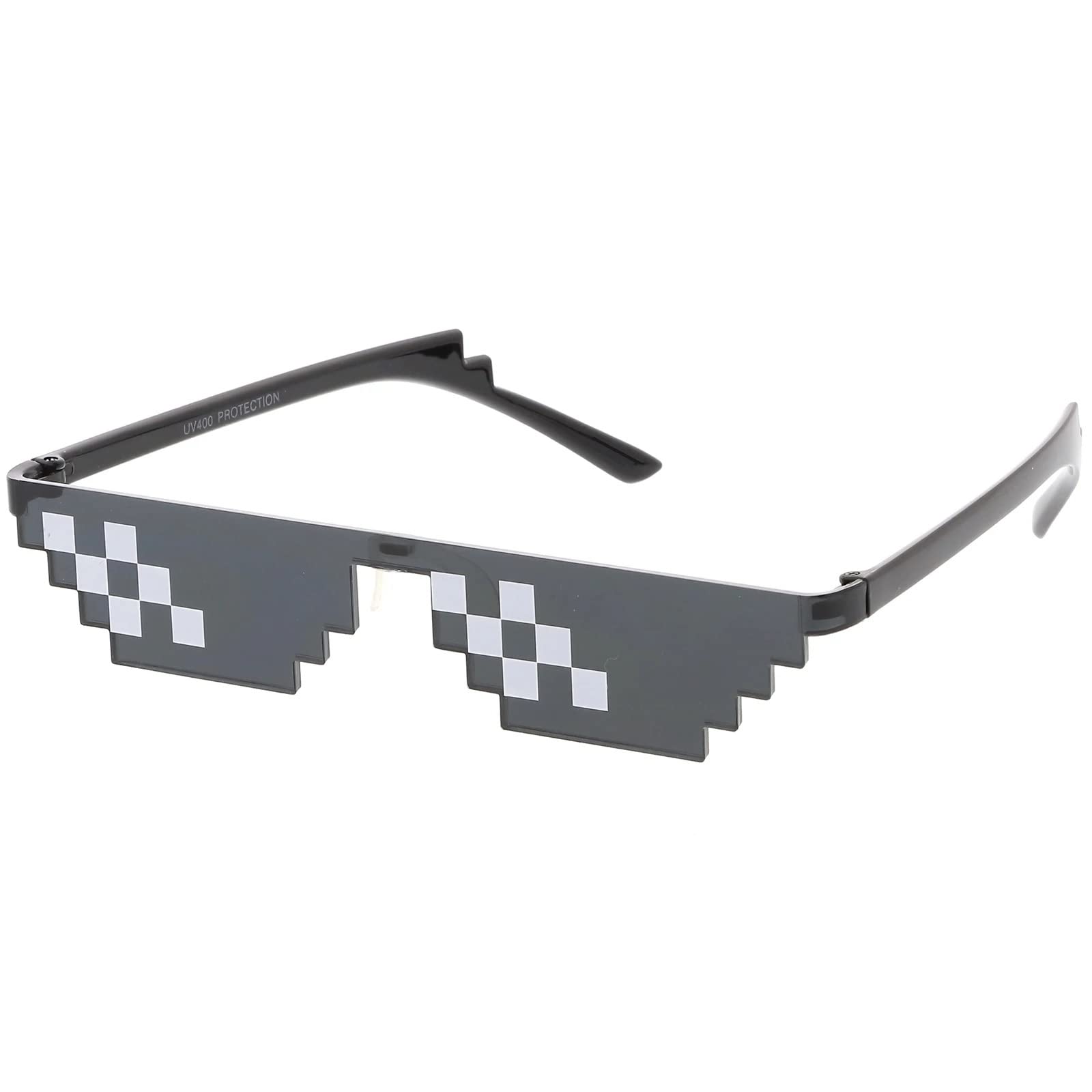 augen By Visionsindia|Thug Life Irregular Polygonal 8-Bit Non-Polarized Sunglasses For Men & Women-picture-18