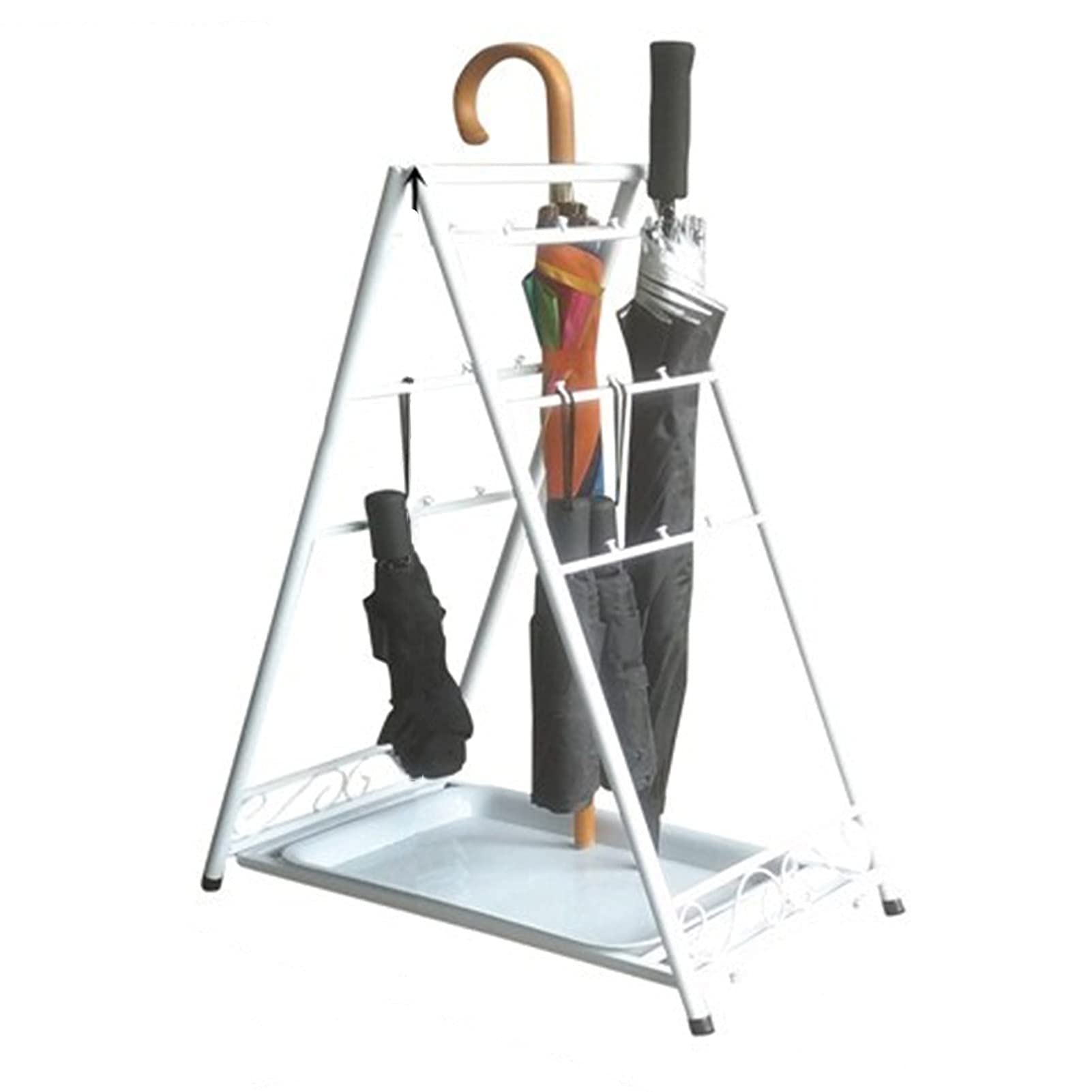 Porte-parapluie pliante au sol pour un hall d'hôtel soigné et un rangement peu encombrant