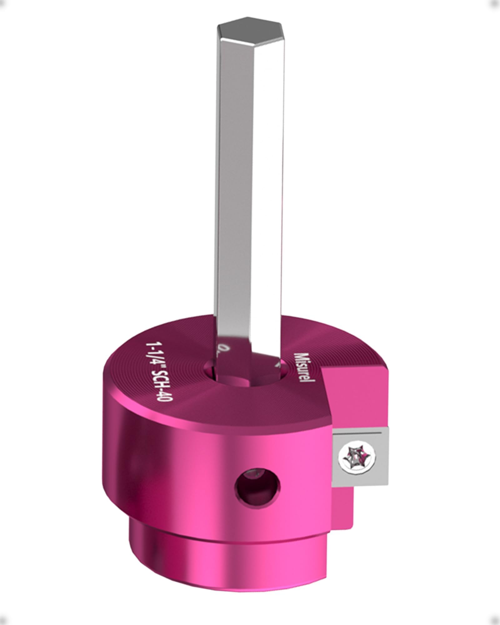 PVC Pipe Reamer 1.25 Inch, PVC Fitting Saver 1-1/4 Inch, PVC Reamer, Pipe Reamer Aluminum Alloy PVC Socket Saver Pipe Fitting Reamer for SCH40 PVC CPVC ABS Pipes