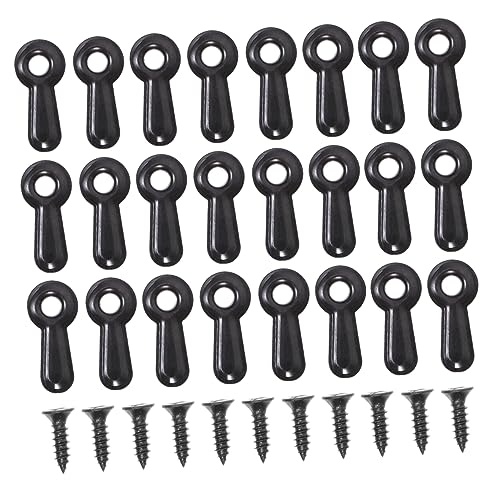 Image of 100pcs Picture Frame Back Clips Easy to Install Frame Hardware for Photos Art and Posters Backing Plate Buckles for Picture Framing and Hanging