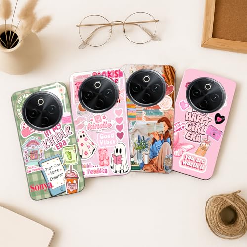 Image of COLORflow Back Cover Compatible with Vivo T4 5G / Y300 Pro 5G / iQOO Z10 5G | Aesthetic Era Customized Back Cover Compatible with Vivo T4 5G / Y300 Pro 5G / iQOO Z10 5G