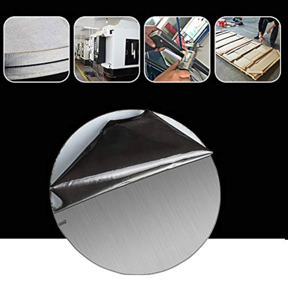 Amazon.co.jp: 304金属シートステンレス鋼の円形プレート、円形