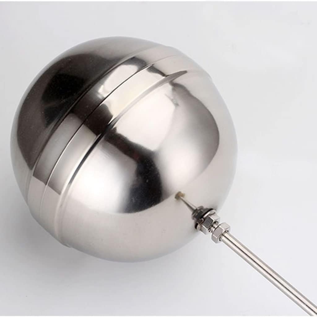 Float Valve DN50 Thread Float Ball Valve Floating Ball Cock Tank Ballcock Fittings for Automatic Water Level Control Switch Big Flow Water Tower Floats Valves(Dn50 Brass)