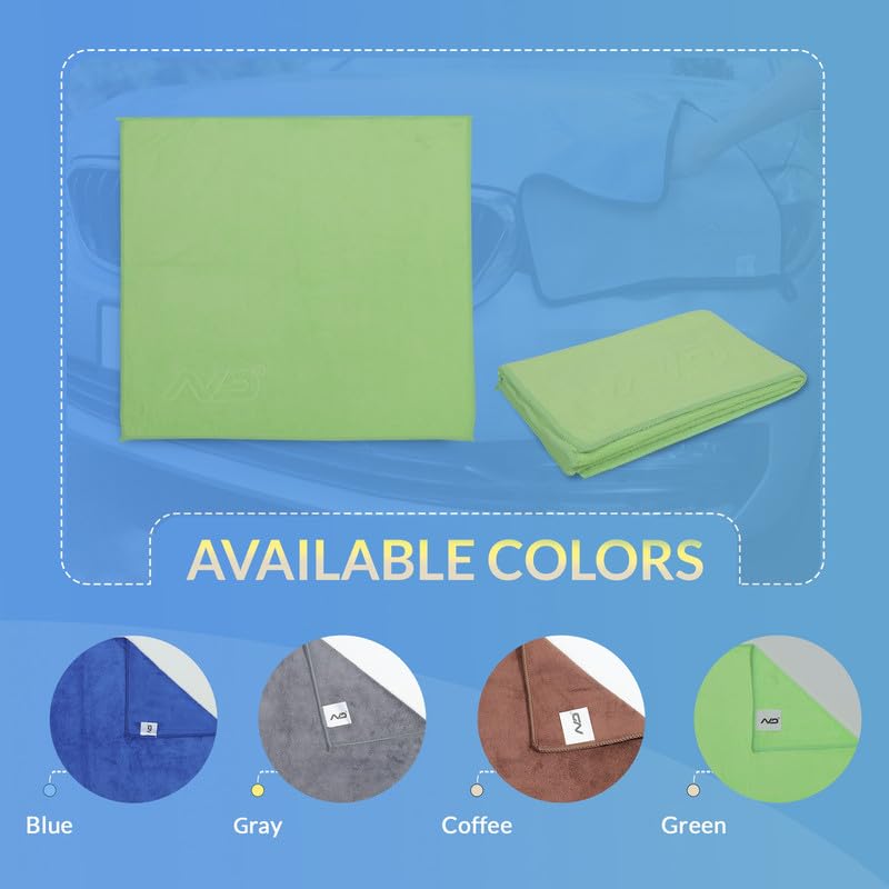 Image of Neodrift '400 GSM' Microfiber Cloth (Size - 40X40 Cm)(Set of 3 PC)(Colour - Green)(Ultra Soft Cleaning Cloth for Car, Bike - Polishing, Detailing, Highly Absorbent)