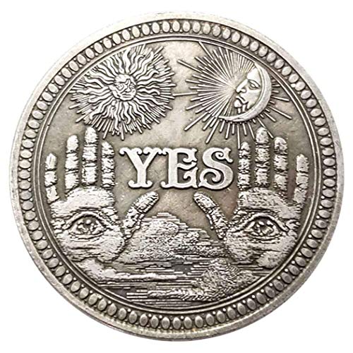 MarshLing Challenge Coin Collectible Coin Yes or No Commemorative Coin - Ornaments Collection Arts Gifts Souvenir Novelty Coin - Challenge Memorabilia Gift Gift Forever