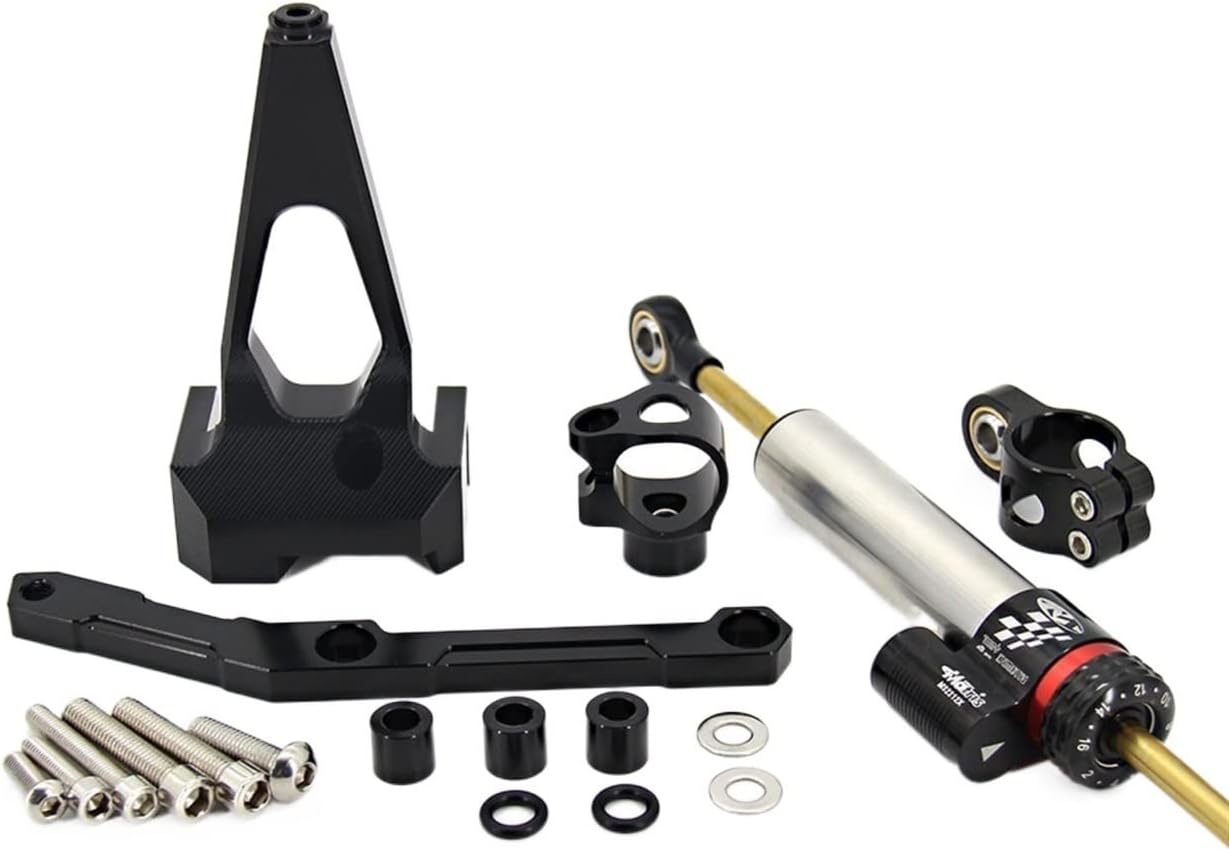 EZZON Motorcycle Accessories Steering Damper With Bracket For MT-09 FZ-09 MT 09 MT09 FZ09(Damper)