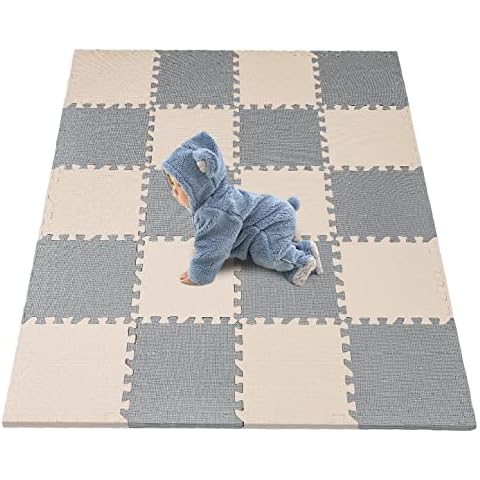 YORKING 20Pcs EVA Foam Baby Play Mats Cover