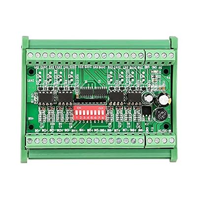 Level Translator 5V/24V 8 Channel Voltage Level Translator Square Wave PNP NPN Signal Converter Module, Voltage Level Converter Board 10MHZ