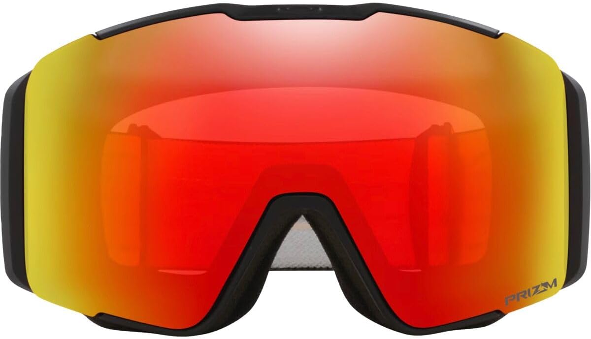 Oakley Line Miner Pro Snow Goggle, Matte Black Strap w/Prizm Snow Torch Iridium Lens, Large